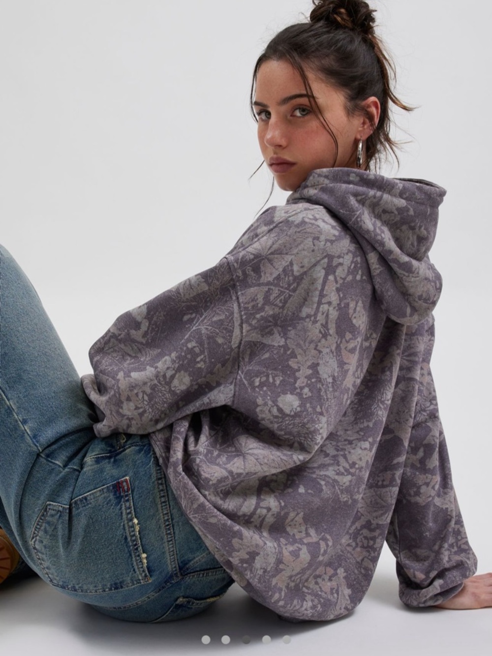 Camo Grey '97' Graphic Hoodie - Picture 2 of 4